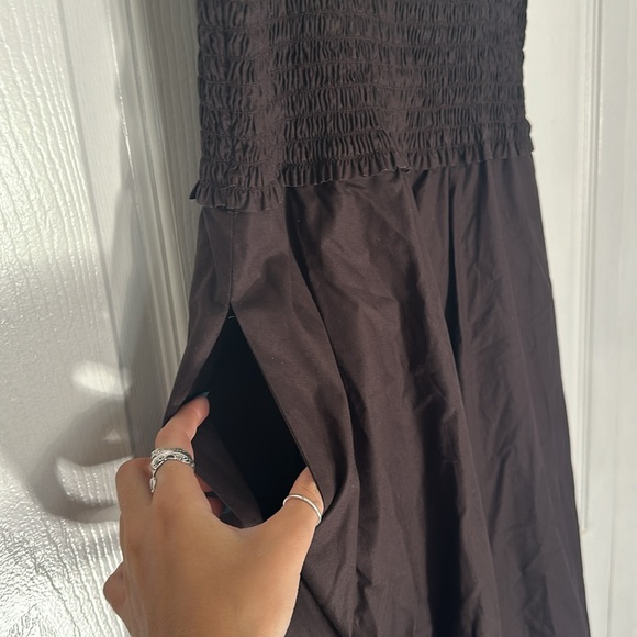 A.L.C.‎ Austyn Smocked Midi Dress - Picture 4 of 12